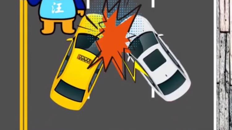 当左车和右车同时合并时，谁应对事故负责？
