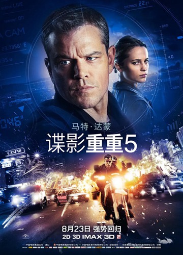 《谍影重重5》电影Jason Bourne影评及详情